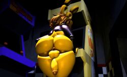 3d animated anthro anus arcade_machine ass backsack butt_focus femboy five_nights_at_freddy's five_nights_at_freddy's_3 gif loop male nafosfm short_playtime solo springtrap springtrap_(fnaf)