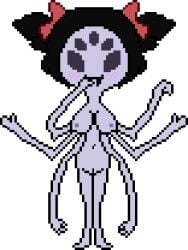 1girls 2d 5_eyes 6_arms accurate_art_style alternate_version_available breasts color giggling hand_over_own_mouth j_d_ laugh monster_girl muffet nipples pussy self_upload spider_girl sprite tagme transparent_background twintails undertale undertale_(series)