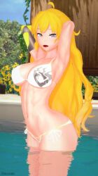 yang xiao long from rwby by arrancon