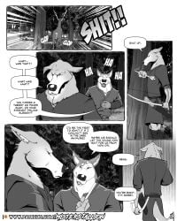 canid canine canis comic hi_res male male/male mammal medieval misterstallion romantic wolf