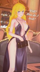 yang xiao long from rwby by arrancon