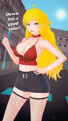 yang xiao long from rwby by arrancon