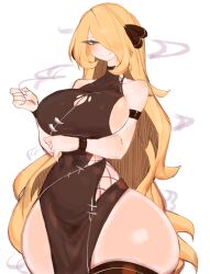 ass big_ass big_breasts big_thighs blonde_hair blush breasts china_dress chinese_clothes cynthia_(pokemon) dress female female_only gigantic_ass gigantic_breasts gigantic_thighs huge_ass huge_breasts huge_thighs long_hair looking_at_viewer mature_female milf pokemon tagme thick_hips thick_thighs thighhighs thighs usa37107692