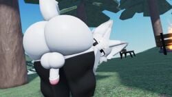 1boy 3d animated ass_shake ass_shaking balls big_ass big_penis bouncing_ass boykisser butt_shake fat_ass femboy fox grey_fur huge_ass legwear male_only no_sound penis penis_hanging roblox shaking_ass shaking_butt silly_cat_(mauzymice) stockings tagme tail thick_ass thick_butt twerk twerking video white_fur willie_piv