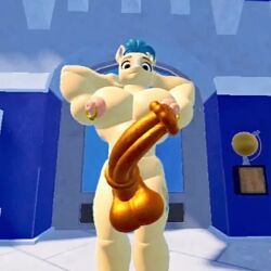 3d animated anthro bara hitch_trailblazer_(mlp) male male_only maretime_bay mlp_g5 my_little_pony my_little_pony:_a_new_generation nipple_piercing nipples roblox swinging_penis tagme thebunboi unrealistic unrealistic_proportions video