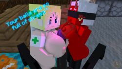 1boy 2girls 3d 3some angel_girl blindfold blonde_hair blue_eyes breasts clinic demon_girl devine_(story_galory) earrings enderman erect_nipples erect_penis female horny_female hospital_room licking_penis male mine-imator minecraft nude_female nude_male outside paizuri red_horns story_galory sylvia_lux-rubra_(story_galor) tagme therapy threesome titjob tongue_out white_hair