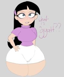 allagainstyou big_ass big_breasts clothed female female_only huge_ass pussy_visible_through_clothes the_fairly_oddparents theslashfive trixie_tang