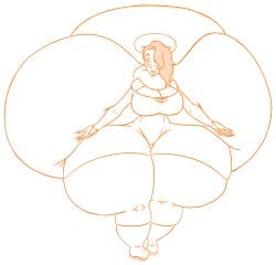 1girls ass_bigger_than_body ass_bigger_than_breasts ass_bigger_than_head ass_bigger_than_torso elek-tronikz enormous_ass hyper hyper_ass hyper_thighs massive_ass tagme thick_thighs