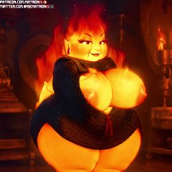 1girls 4k ai_generated areola areolae ass bbw belly belly_button big_belly big_breasts bottom_heavy breasts chubby chubby_female cinder_lumen disney elderly_female elemental elemental_(pixar) elemental_creature elemental_humanoid fat fat_ass fat_butt female female_only fire fire_creature fire_elemental glowing glowing_body highres hips huge_belly huge_breasts huge_butt humanoid large_breasts massive_ass massive_breasts massive_butt massive_thighs matronai_(artist) mature mature_female mature_woman milf morbidly_obese morbidly_obese_female navel nipples obese obese_female older_female orange_body overweight overweight_female patreon patreon_username pinup pixar solo solo_female solo_focus ssbbw stable_diffusion thick thick_arms thick_ass thick_hips thick_legs thick_thighs thighs twitter_username wide_hips