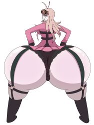 1girls 2023 ass ass_focus bubble_butt danganronpa danganronpa_v3 female fully_clothed huge_ass iruma_miu smug smug_face smug_grin solo supersecretsoup_(artist) tagme