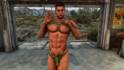 1boy 1male 3d aroused bara brown_hair camo_topwear camo_underwear capcom gay green_underwear horny human hunk inviting_to_fuck inviting_to_sex inviting_viewer legs_spread lewis_luke male male_focus male_only male_pov muscles muscular muscular_male piers_nivans playful ready_for_sex ready_to_fuck resident_evil resident_evil_6 scantily_clad solo_male stud tagme underwear video wedding_ring