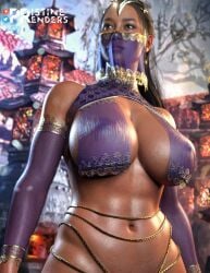 3d 3d_(artwork) areola ass big_areola big_ass big_breasts big_nipples big_thighs black_hair breasts female female_only gigantic_ass gigantic_breasts gigantic_thighs huge_areola huge_ass huge_breasts huge_nipples huge_thighs kitana lingerie long_hair looking_at_viewer mortal_kombat mortal_kombat_1_(2023) muscular muscular_female nipples pristinerenders pussy smile smiling smiling_at_viewer sweat sweatdrop sweating tagme thick_hips thick_thighs thighs thin_clothing