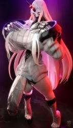 1futa 3d bottomless clothed clothing futa_only futanari huge_breasts huge_cock kantai_collection massive_penis partially_clothed seaport_hime solo source_request sweater unnero1 white_body