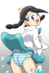 ass candice_(pokemon) embarrassed euf-dreamer panties pokemon