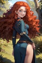 ai_generated ass brave disney dress exposed merida pixar stable_diffusion