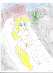 animaniacs anus bed bedroom breasts completely_naked completely_naked_female completely_nude completely_nude_female minerva_mink naked naked_female nude nude_female pubic_hair pussy shrekrulez spread_legs