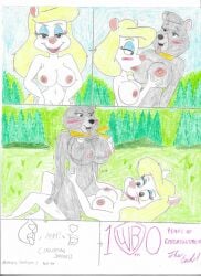 animaniacs anthro breast_grab breast_play breast_sucking breastfeeding breasts cindy_bear completely_naked completely_naked_female completely_nude completely_nude_female female female_focus female_only hanna-barbera lesbian_sex minerva_mink naked naked_female nipples nude nude_female orgasm shrekrulez tagme yogi_bear yuri