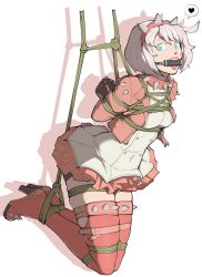 bit_gag bondage bound dhxxhl elphelt_valentine gag gagged guilty_gear happy rope