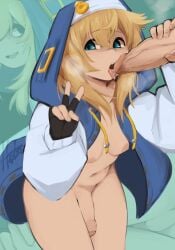 1futa androgyne_symbol artist_name artist_signature blonde_hair blue_eyes blush breasts bridget cum cum_in_mouth cum_on_tongue erection fellatio fingerless_gloves foreskin functionally_nude functionally_nude_futanari futanari genderswap guilty_gear handjob hatsumiilkshake holding_penis human intact male male_on_shemale medium_hair nipples open_mouth oral oral_sex partial_male partially_retracted_foreskin peace_sign penis rule_63 semi-erect shaved_crotch small_breasts smooth_penis uncensored uncut veiny_penis