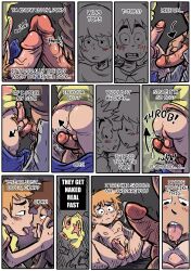 2boys big_penis cock_worship comic comic_page gay grinding kissing male male_only neil_nordegraf scott_pilgrim scott_w_pilgrim size_comparison tagme tez_(artist) yaoi