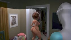 3d animated ass big_ass big_breasts big_butt big_tits disney elastigirl female helen_parr human male naked no_sex nude pixar pixar_mom sound tagme the_incredibles video voice_acted