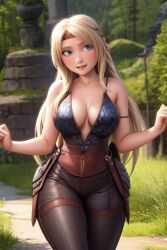 1girls ai_generated astrid_hofferson blonde_female blonde_hair blue_eyes cleavage curvaceous curvy curvy_body curvy_female curvy_figure deep_cleavage dreamworks female female_only hourglass_figure how_to_train_your_dragon inner_sideboob light-skinned_female light_skin pale-skinned_female pixai sideboob solo solo_female viking_female voluptuous voluptuous_female woman