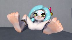 3d 3d_(artwork) foot_fetish foot_focus octoling octoling_girl s3cret_str1ker salter_(s3cret_str1ker) self_upload splatoon splatoon_2 splatoon_3