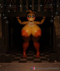 toy chica (fnaf) from five nights at freddy's by feversfm