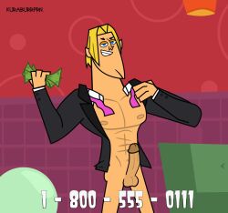 erect_penis geoff_(tdi) kuraburrice kuraburrprn male_only naked_male total_drama_island