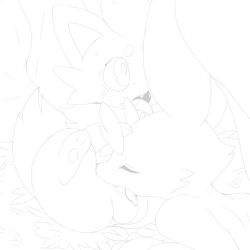 1boy animated anthro anthro_female creatures_(company) dominant_female fellatio female feral_male furry furry_female furry_male furry_with_furry game_freak gen_4_pokemon gen_5_pokemon larger_female licking licking_penis lopunny lying male/female monochrome narrowed_eyes nintendo nude on_back oral ouka ouka_(kemono-tachi) penis pokemon pokemon_(species) sex size_difference smaller_male tagme testicles tongue_out_blowjob video zorua