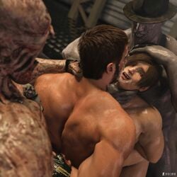 3d 4boys abs after_kiss alpha_male anal anal_sex arm_hair artist_name back_hair back_muscles bara beard big_dom_small_sub big_muscles big_pecs big_penis body_hair bound brown_body brown_hair capcom chest_hair chris_redfield clothing cocky cum cum_on_face defeated_hero digital_media_(artwork) dominant dominant_humanoid dominant_male facial_hair foursome gay gay_sex genitals grey_body group group_sex hairy_male hat headgear headwear hi_res holding_partner huge_cock human human_on_humanoid human_penetrated humanoid humanoid_penetrating humanoid_penetrating_human implied_anal internal interspecies larger_human larger_humanoid larger_male leg_hair leon_scott_kennedy male male/male male_nipples male_only male_penetrated male_penetrating mammal monster monstrous_humanoid mr._x_(resident_evil) muscles muscular_human muscular_humanoid muscular_male mustache naked nemesis_(resident_evil) nude_male open_mouth orgasm patreon_username pecs penetration penile penile_penetration penis_in_ass pleasure_face resident_evil saliva saliva_string sex sideburns size_difference smaller_human smaller_male smaller_penetrated snowballing twitter_username tyrant_(resident_evil) zireael zireaelwow