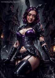 1girls actress ai_generated arya_stark big_breasts bunny_girl bunnysuit celebrity cleavage corset detailed female female_only game_of_thrones goth goth_girl gothic high_quality hourglass_figure hyperrealistic latex latex_clothing latex_gloves latex_stockings leak leaked logart maisie_williams photorealism photorealistic purple_hair real_person realistic seductive sensitive solo stable_diffusion