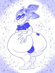 1boy 2022 ass ass_focus ass_grab big_ass big_butt bubble_ass bubble_butt dat_ass edit fat_ass fat_butt femboy gay inkling inkling_boy looking_back male male_only nintendo smug solo solo_male splatoon sweetspicymann t-shirt video_games