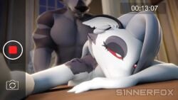 3d animated furry furry_female furry_male helluva_boss loona_(helluva_boss) mp4 sex_from_behind sinnerfox sound tagme video vortex_(helluva_boss)