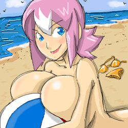 alternate_breast_size mega_man mega_man_x nana_(mega_man) sub_tank tagme