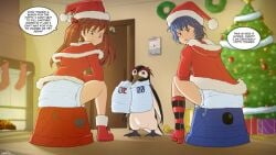 asuka_langley_sohryu diaper neon_genesis_evangelion rei_ayanami sketchmandl