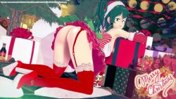 3d animated ass bimbo christmas eight69 fate/grand_order fate_(series) female_deku genderswap_(mtf) high_heels izuku_midoriya mp4 my my_hero_academia nero_claudius_(fate) padoru_(meme) rule_63 santa_costume santa_hat sound tagme video