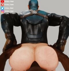 2boys 3d 3d_model anal anal_insertion anal_sex big_penis blacked_male bottomless bottomless_male breedable bubble_ass bubble_butt captain_america captain_america_(series) dark-skinned_male dark_skin dominant_pov from_behind from_behind_position from_the_back fucked_from_behind gay gay_anal gay_domination gay_male gay_sex hands_on_ass hands_on_hips hero holding_hands interracial juicy_butt kitrell_simz male male/male male_focus male_only male_penetrated male_penetrating male_penetrating_male male_pov marvel marvel_cinematic_universe marvel_comics melanin plump_ass pov_male steve_rogers submissive_hero superhero superhero_costume supporting_hands unknown_character unknown_male yaoi