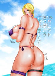 1girls ass bikini dsk female legs milestone_celebration namco nina_williams tekken