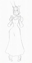 animated bimbo bimbo_body bimbo_lips bimbofication bimbophi breast_expansion breasts crown earrings female garter_straps goblinification mass_redistribution princess shortstack shortstackification transformation transformation_sequence