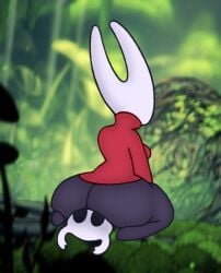 1boy 1girls 2025 2d anthro ass ass_on_face background big_ass breasts cloak clothing digital_art digital_media eyes facesitting female hi_res hollow_knight hornet_(hollow_knight) male male/female missi protagonist_(hollow_knight) rear_view red_cloak silksong sitting sitting_on_person size_difference squish squished_ass squishing squishing_ass squishy squishy_butt team_cherry thick_thighs thighs vessel_(species) white_head