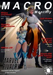 2girls 3d 3d_(artwork) american american_female angela_ziegler big_breasts bigger_female blizzard_entertainment blonde_female blonde_hair blonde_hair_female breasts clothed clothed_female emma_frost emma_frost_(marvel_rivals) giant_female giant_woman giantess height_difference jimmy144 large_boobs large_breasts larger_female magazine_cover marvel marvel_rivals mercy multiple_females multiple_girls overwatch overwatch_2 parody shorter_female size_difference smaller_female swiss swiss_female