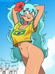 brazilian miku fan art