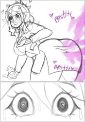 chro-sis fart fart_cloud fart_fetish farting heart-shaped_pupils helltaker modeus_(helltaker) sketch unusual_fart