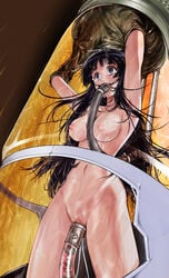 1girls artist_request black_hair bondage breasts double_penetration egg_implantation female female_only human human_only implantation impregnation in_container k-on! large_breasts long_hair machine mio_akiyama_(k-on!) nipples nude open_mouth oral oviposition oxygen_mask penetration pussy restrained solo_focus spread_legs stasis_tank stasis_tube tears uncensored underwater underwater_breathe vaginal_egg_implantation vaginal_penetration wide_eyed