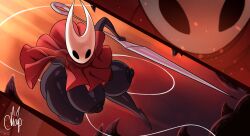 1girls 2_horns alternate_body_type alternate_breast_size arthropod artist_name big_ass big_breasts big_butt black_body black_skin breasts bubble_ass bubble_butt bug bug_girl chapsan female female_only hollow_knight hollow_knight:_silksong hornet_(hollow_knight) large_ass large_breasts large_butt silksong team_cherry