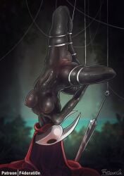 1girls anthro ass ass_focus black_body black_eyes black_sclera black_skin blank_eyes blush bondage bound breasts cloak clothing color colored_background dark_skin digital_media_(artwork) embarrassed embarrassed_nude_female empty_eyes enf exposed_ass exposed_breasts exposed_pussy eyebrows f4derati0n_(artist) fecharis female female_only forced_exposure forced_presentation from_below gradient_background highlights_(coloring) hollow_knight hornet_(hollow_knight) humanoid insect_girl insect_humanoid insectoid labia lens_flare medium_breasts mouthless needle nipples no_mouth no_toes no_underwear outerwear peach_pussy pussy red_cloak reflection restrained seductive seductive_body seductive_female seductive_pose simple_background skindentation solid_eyes solo solo_female suspended sweatdrop team_cherry thick thick_ass thick_thighs thighs thread tied_up toeless video_games weapon