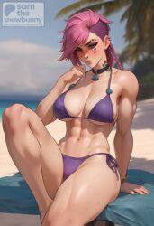 vi from league of legends by sam the snowbunny
