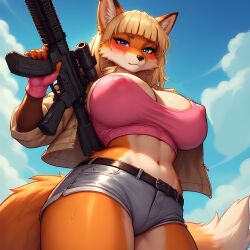akai hime (wild assault) from wild assault by yaamii