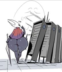 1girls anthro ass big_ass big_breasts big_thighs blush breasts female gigantic_ass gigantic_breasts gigantic_thighs hollow_knight hornet_(hollow_knight) huge_ass huge_breasts huge_thighs insect_girl insects looking_at_viewer onaeane pussy steam_(software) tagme thick_thighs thighs